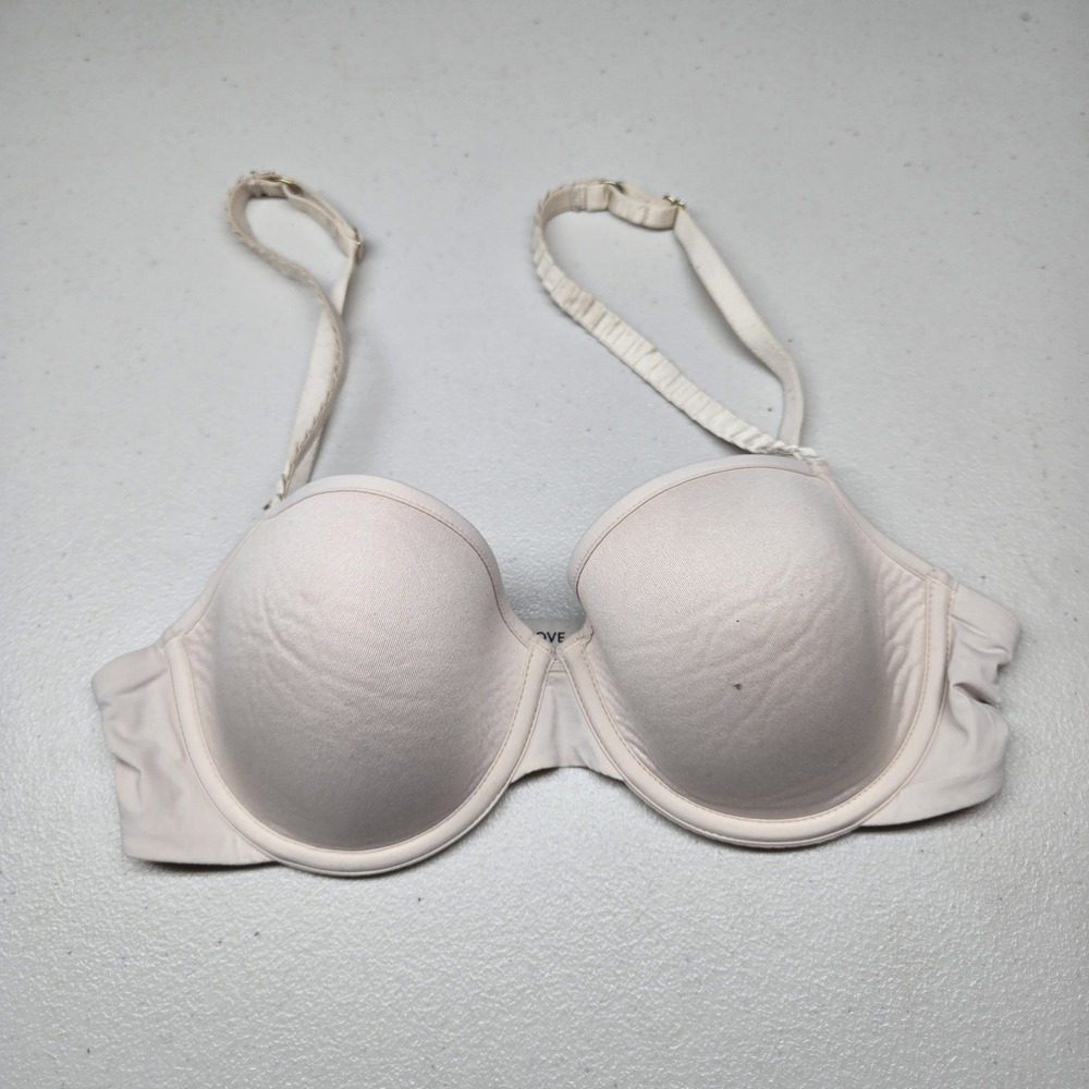 Thirdlove Women Bra 32C 1/2 Pink 24 7 Classic T Shirt Underwired Strap